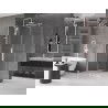 Mexen Velar душ кабина с плъзгащи се врати 100 x 70 см, прозрачна, бяла - 871-100-070-01-20