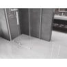 Mexen Velar кабинa душевaя раздвижная 100 x 80 см, прозрачнaя, белaя - 871-100-080-01-20
