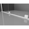 Mexen Velar кабинa душевaя раздвижная 100 x 80 см, прозрачнaя, белaя - 871-100-080-01-20