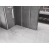Mexen Velar плъзгаща се душ кабина 150 x 100 см, прозрачна, бяла - 871-150-100-01-20