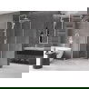 Mexen Velar душ кабина с плъзгащи се врати 110 x 110 см, прозрачна, бяла - 871-110-110-01-20