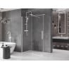 Mexen Velar душ кабина с плъзгащи се врати 130 x 70 см, прозрачен, бял - 871-130-070-01-20