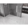 Mexen Velar разтегателна душ кабина 140 x 70 cm, прозрачна, бяла - 871-140-070-01-20