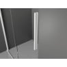 Mexen Velar разтегателна душ кабина 140 x 70 cm, прозрачна, бяла - 871-140-070-01-20