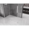 Mexen Velar душ кабина с плъзгащи се врати 150 x 70 см, прозрачен, бял - 871-150-070-01-20