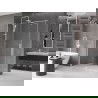 Мексен Велар душ кабина, плъзгаща се 150 x 90 см, прозрачен, бял - 871-150-090-01-20