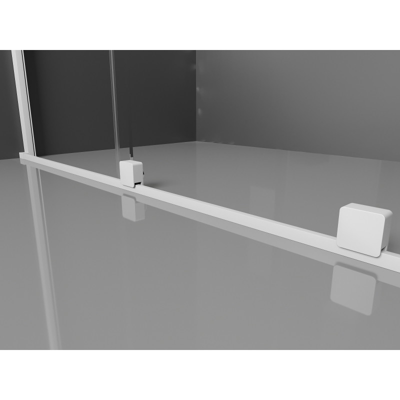 Mexen Velar разглобяема душ кабина 160 x 75 см, прозрачна, бяла - 871-160-075-01-20