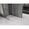 Mexen Velar душ кабина раздвижна 100 x 80 см, прозрачна, златна - 871-100-080-01-50