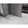 Mexen Velar плъзгаща се душ кабина 100 x 80 см, прозрачна, златна - 871-100-080-01-50