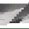 Mexen Velar плъзгаща душ кабина 100 x 80 cm, прозрачна, златна - 871-100-080-01-50