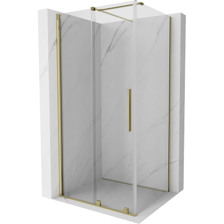Mexen Velar душ кабина, плъзгаща се 110 x 70 см, прозрачна, златна - 871-110-070-01-50