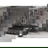 Mexen Velar душ кабина с плъзгащи се врати 110 x 110 см, прозрачна, златна - 871-110-110-01-50