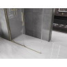 Mexen Velar плъзгаща се душ кабина 140 x 80 см, прозрачна, злато - 871-140-080-01-50