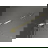 Mexen Velar душ кабина плъзгаща 150 x 80 см, прозрачна, златна - 871-150-080-01-50