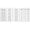 Mexen Velar душ кабина с плъзгаща се врата 150 x 85 см, прозрачна, златна - 871-150-085-01-50