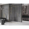 Mexen Velar плъзгаща се душ кабина 160 x 90 см, прозрачна, златна - 871-160-090-01-50