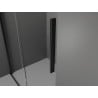 Mexen Velar душ кабина с плъзгащи се врати 100 x 80 см, прозрачна, черна - 871-100-080-01-70