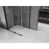 Mexen Velar душ кабина разтегателна 100 x 90 см, прозрачна, черна - 871-100-090-01-70