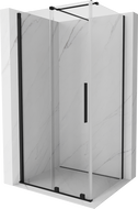Mexen Velar душ кабина с плъзгащи врати 130 x 90 см, прозрачна, черна - 871-130-090-01-70