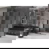 Mexen Velar душ кабина с плъзгащи се врати 150 x 100 см, прозрачна, черна - 871-150-100-01-70