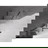 Mexen Velar плъзгаща се душкабина 110 x 110 cm, прозрачна, черна - 871-110-110-01-70