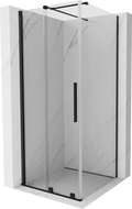 Mexen Velar душ кабина раздвижна 120 x 120 см, прозрачна, черна - 871-120-120-01-70
