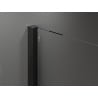 Mexen Velar душ кабина с плъзгаща се врата 130 x 70 см, прозрачна, черна - 871-130-070-01-70