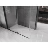 Mexen Velar плъзгаща се душ кабина 140 x 70 см, прозрачна, черна - 871-140-070-01-70