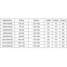 Mexen Velar душ кабина с плъзгащи се врати 140 x 85 см, прозрачна, черна - 871-140-085-01-70