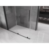 Mexen Velar разпъваема душ кабина 160 x 85 см, прозрачна, черна - 871-160-085-01-70