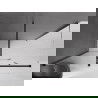 Mexen Velar душ кабина с плъзгащи се врати 160 x 90 см, прозрачен, черен - 871-160-090-01-70