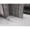 Mexen Velar душ кабина плъзгаща се 90 x 100 см, прозрачна, розово злато - 871-090-100-01-60