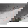 Mexen Velar душ кабина, плъзгаща се 90 x 110 см, прозрачна, розово злато - 871-090-110-01-60