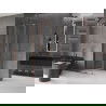 Mexen Velar душ кабина с плъзгащи се врати 90 x 90 см, прозрачен, розово злато - 871-090-090-01-60