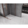 Mexen Velar плъзгаща се душ кабина 110 x 110 см, прозрачна, розово злато