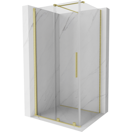 Mexen Velar душ кабина, плъзгаща 110 x 85 см, прозрачна, златен хром - 871-110-085-01-55