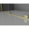 Mexen Velar душ кабина раздвижна 110 x 110 см, прозрачна, златна четка - 871-110-110-01-55