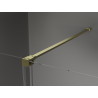 Mexen Velar плъзгаща се душ кабина 140 x 75 см, прозрачна, със златно четкано