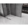 Mexen Velar плъзгаща душ кабина 110 x 110 cm, прозрачен, четка gun gray - 871-110-110-01-66
