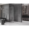 Mexen Velar плъзгаща се душ кабина 130 x 70 см, прозрачна, четкано оръжейно