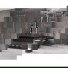 Mexen Velar душ кабина с плъзгащи се врати 90 x 70 см, прозрачна, brushed мед - 871-090-070-01-65