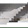 Mexen Velar плъзгаща се душ кабина 160 x 80 cm, прозрачна, матирана мед - 871-160-080-01-65
