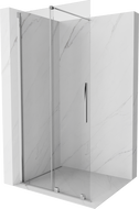 Mexen Velar разтегляема душ стена Walk-in 120 x 200 см, прозрачна 8 мм, хром - 871-120-000-03-01