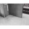 Mexen Velar плъзгаща се душ стена Walk-in 85 x 200 cm, прозрачна 8 mm, бяла - 871-085-000-03-20