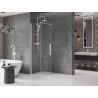 Mexen Velar плъзгаща се душ стена Walk-in 90 x 200 см, прозрачна 8 мм, бяла