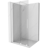 Mexen Velar плъзгаща се стена за душ Walk-in 110 x 200 см, прозрачна 8 мм, бяла - 871-110-000-03-20