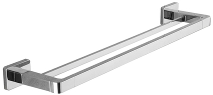 Mexen Asis двойна закачалка за кърпи, хром - 7017625-00