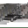 Mexen Velar плъзгаща се душ стена Walk-in 75 x 200 cm, прозрачна 8 mm, златна - 871-075-000-03-50