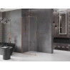 Mexen Velar плъзгаща се душ стена Walk-in 80 x 200 см, прозрачна 8 мм, матирано