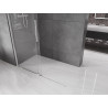 Mexen Velar плъзгаща се преграда за душ Walk-in 130 x 200 см, прозрачна 8 мм, хром
